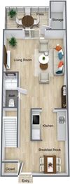 Renovated 2 Bedroom Townhome